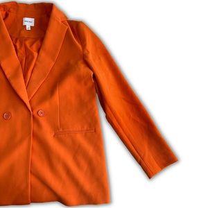 NINE WEST ORANGE BLAZER